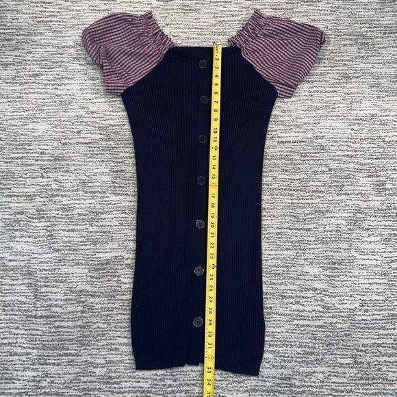 NWT Anthropologie Maeve Puff-Sleeved Mini Dress Small - Picture 9 of 14